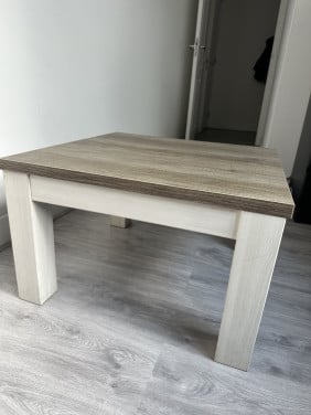 Bijzettafeltje / salontafel 80x80 cm