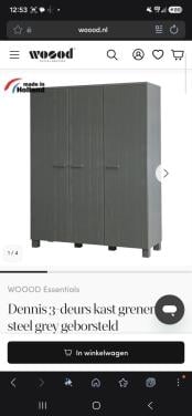 Kledingkast wood