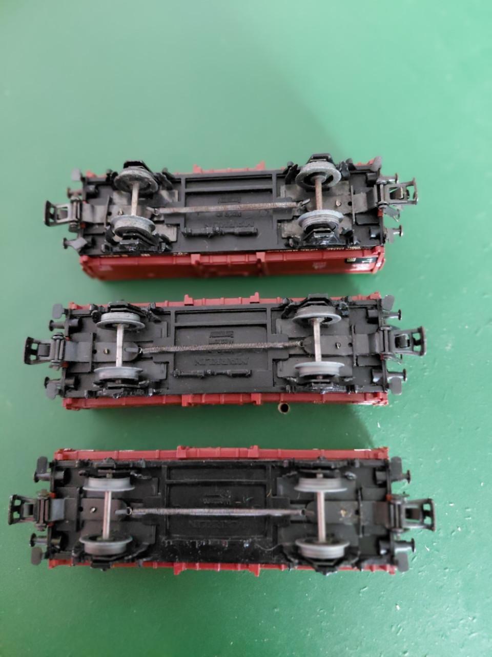 Märklin 3 open goederenwagons