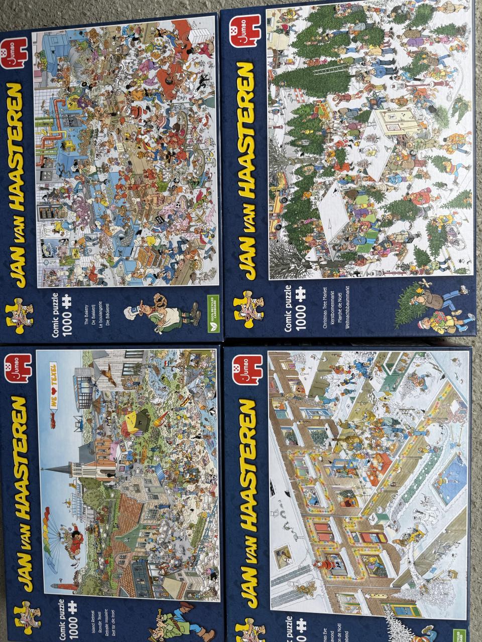 4 x Jan van Haasteren puzzel