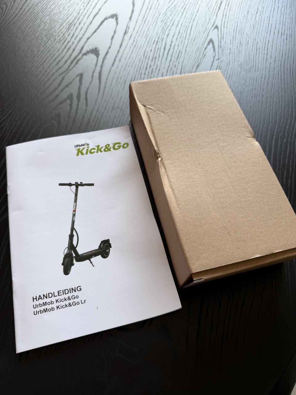 Nieuwe UrbMob kick & go LR elektrische step