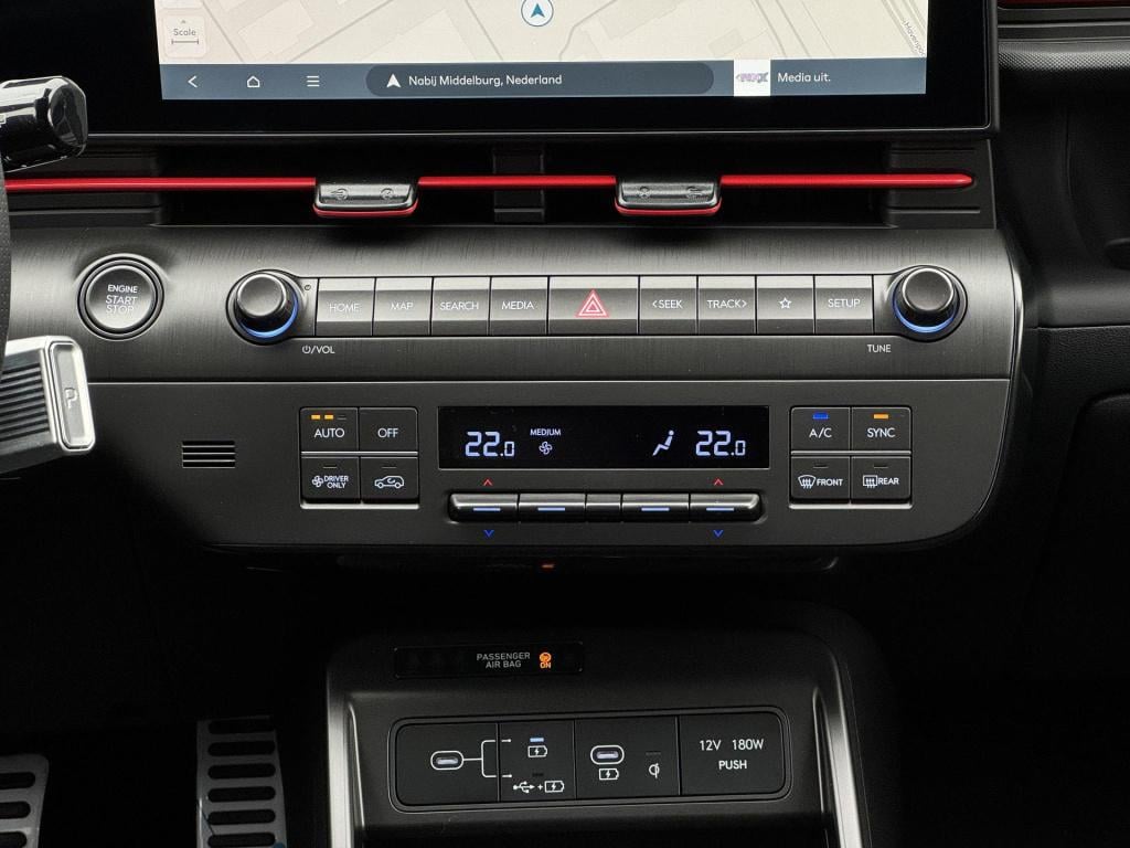 Hyundai Kona 1.6 gdi hev n line soultronic orange!