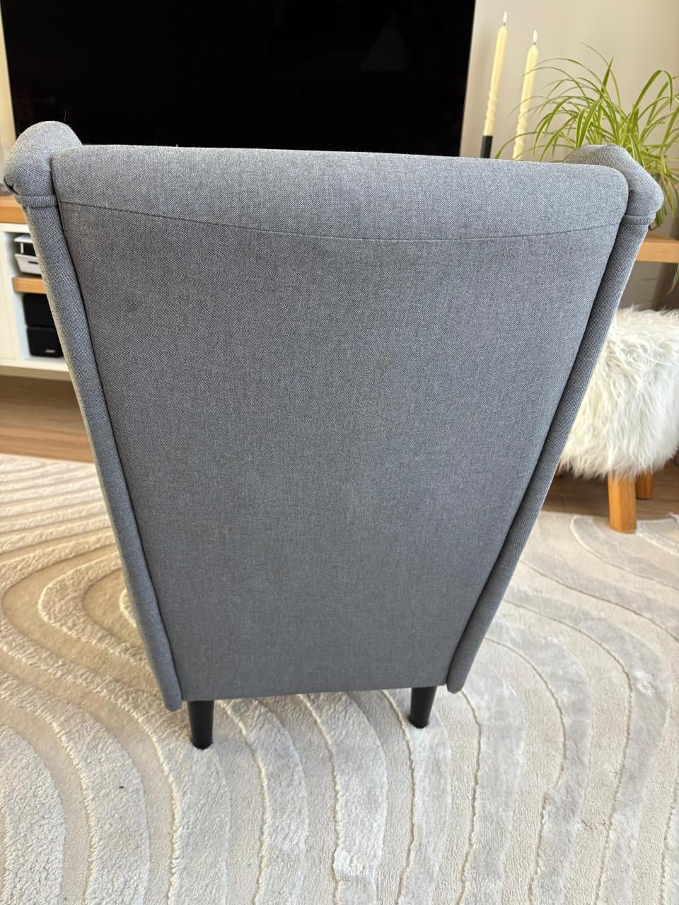 Kinderfauteuil STRANDMON grijs ikes [goede staat]