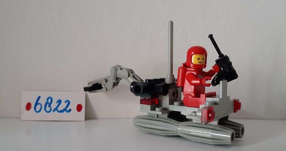 Lego Classic Space 6822: Space Digger, ruimtevaart, graafmachine.