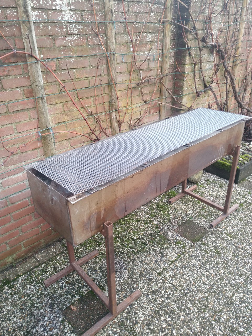 BB Q  rvs bak 150 cm