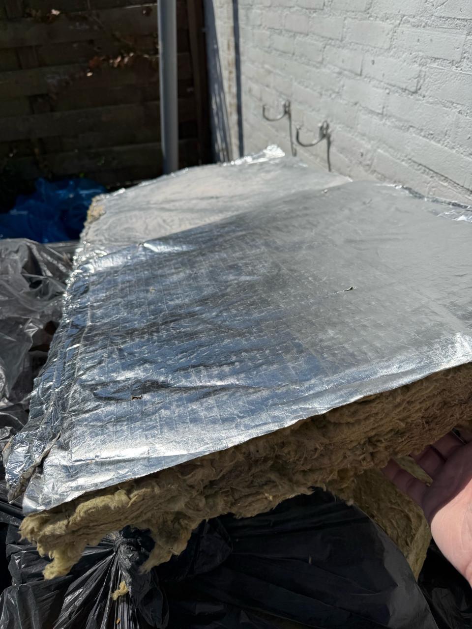 Isolatie 7cm met  aluminium