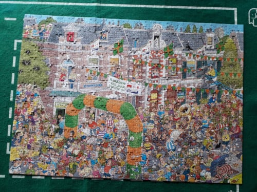 Jan van Haasteren puzzel: Nijmeegse 4 daagse.