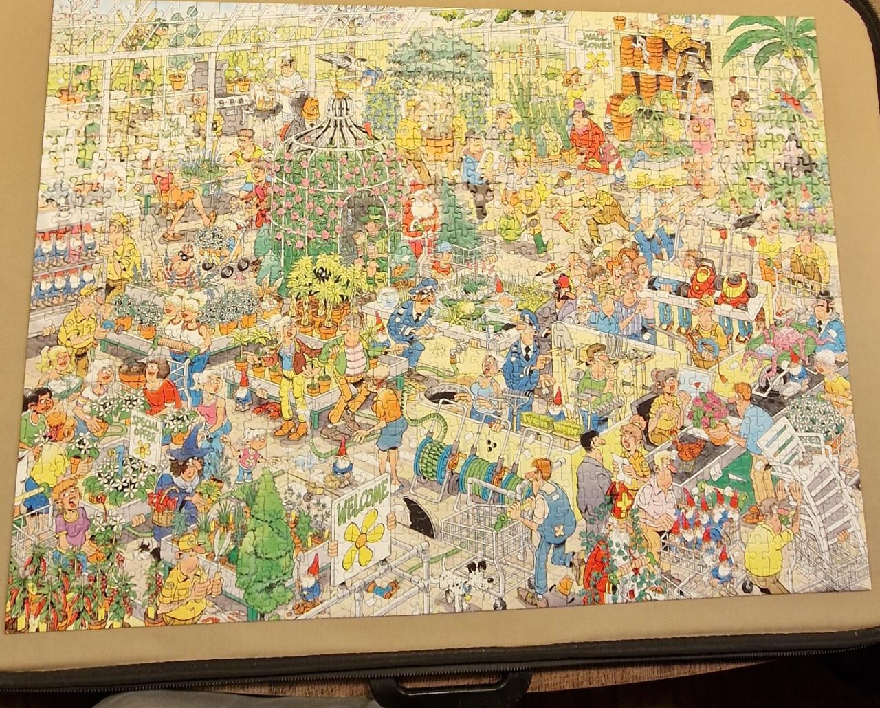 Puzzel Jan van Haasteren Het Tuincentrum 1000st