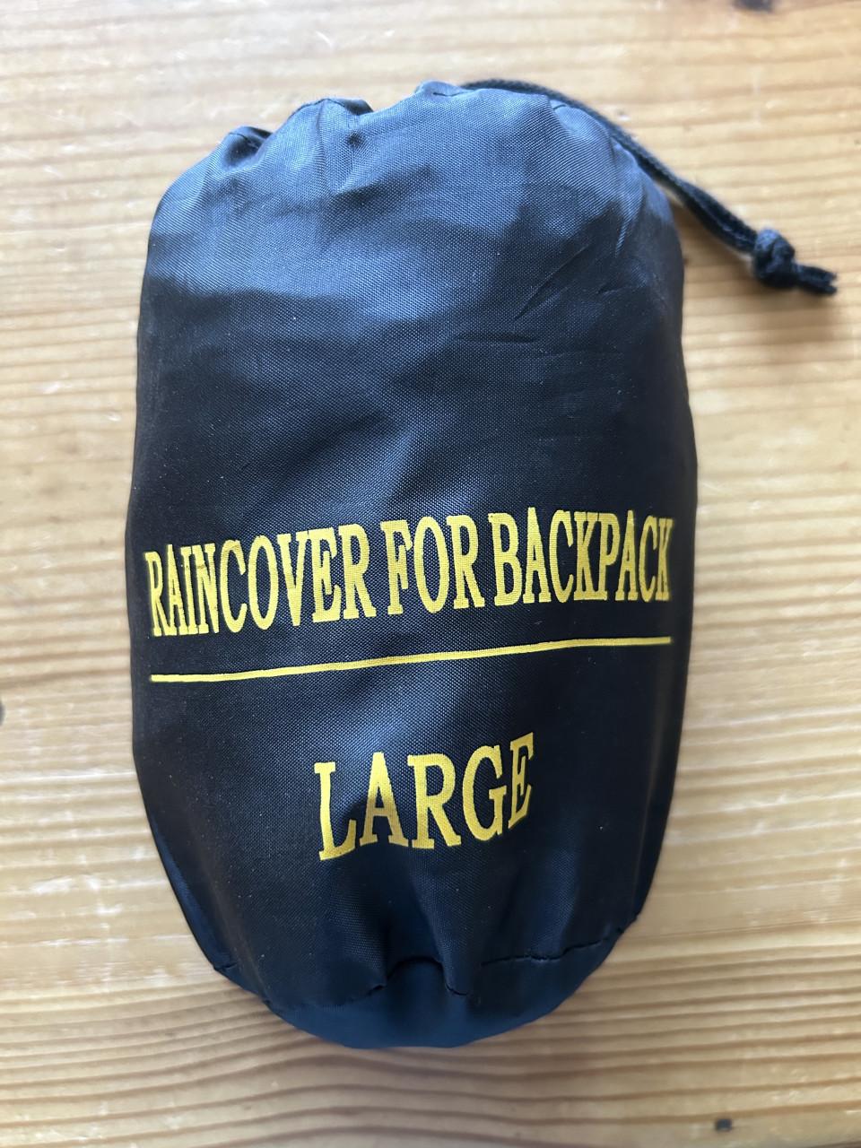 Raincover for Backpak/ regenhoes voor rugzak