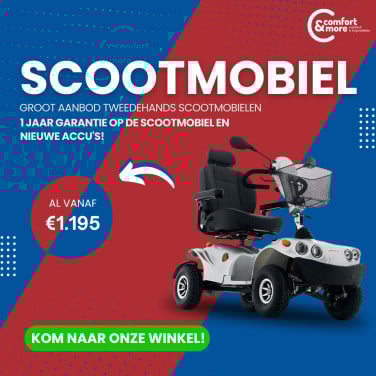 Grootste assortiment scootmobielen ook tweedehands