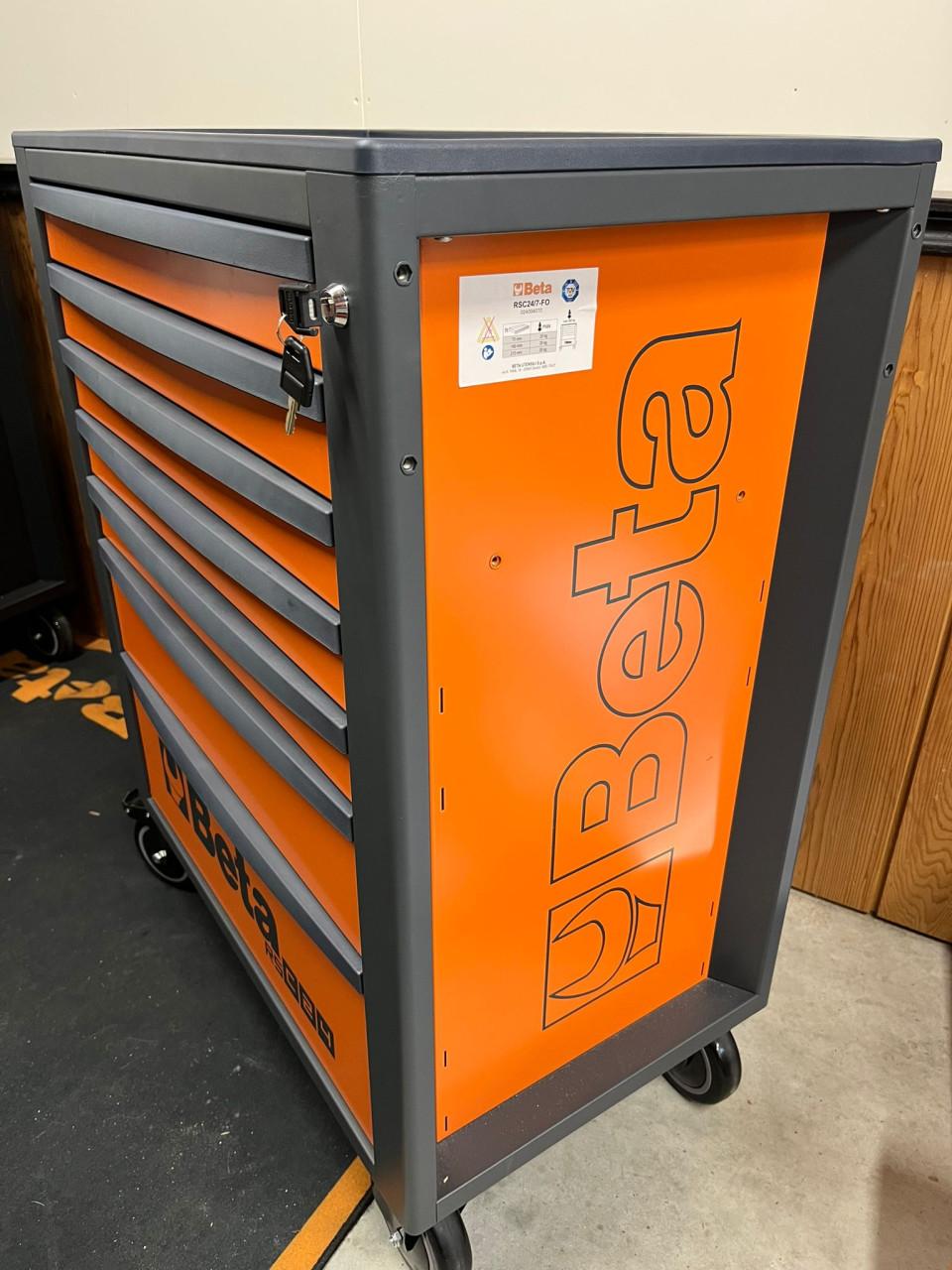 Beta RSC24/7 gereedschapswagen gevuld