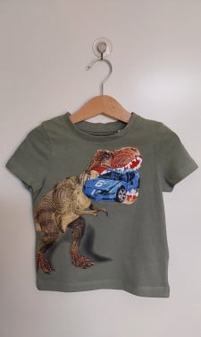 Groen t-shirt in maat 92 van de C&A