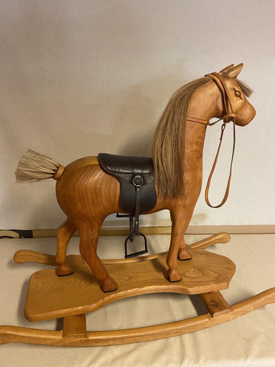 🐴 Te koop: Vintage houten hobbelpaard