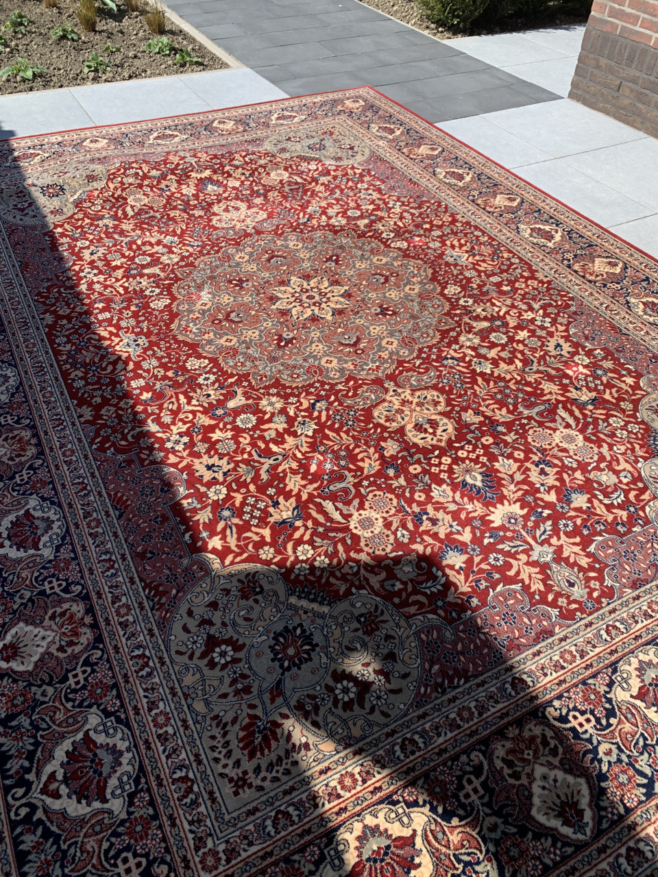 ✨Schitterend Vintage Vloerkleed Louis de Poortere✨Rood-Bruin✨