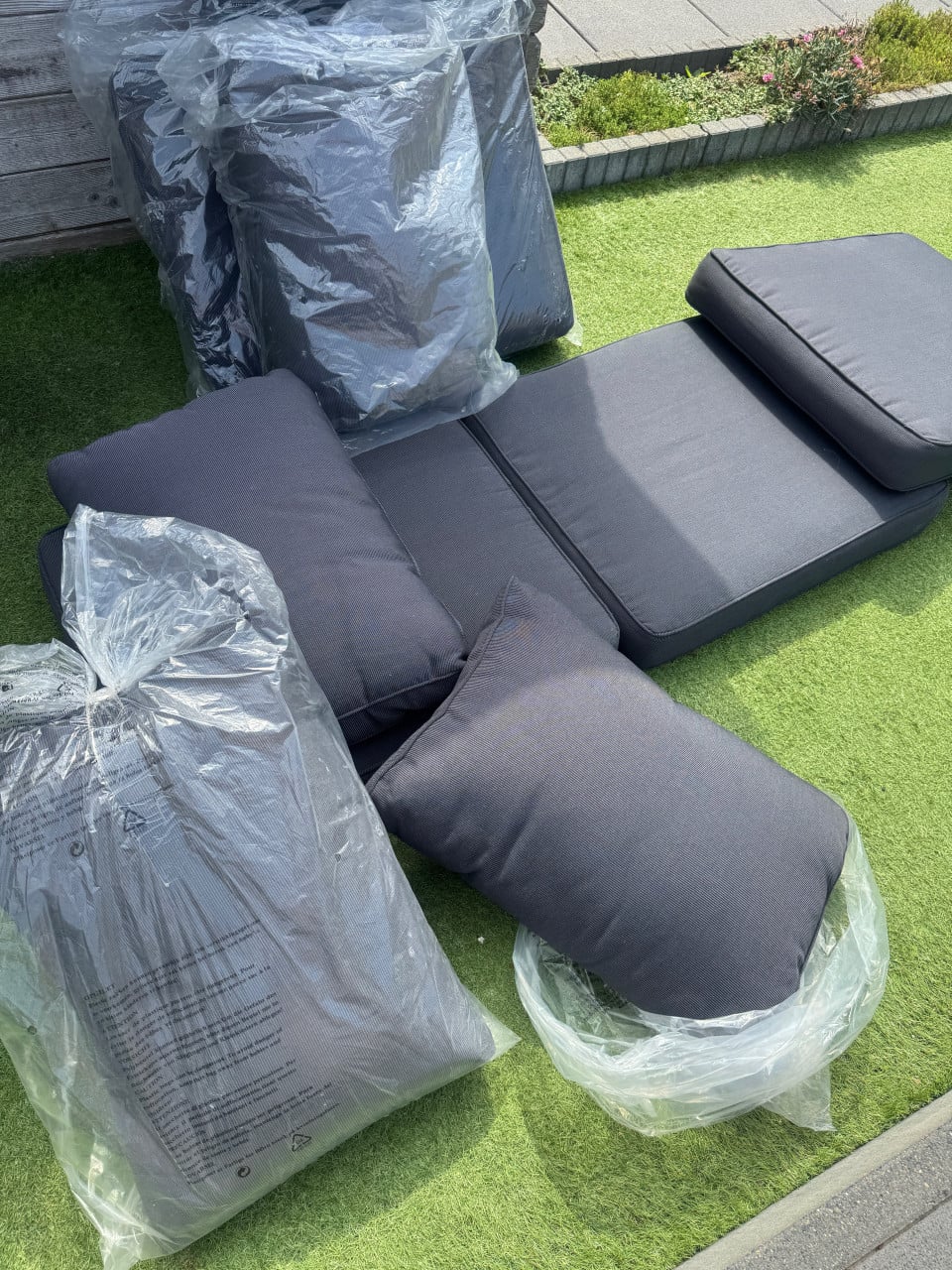 Kussens voor Lounge set Antraciet