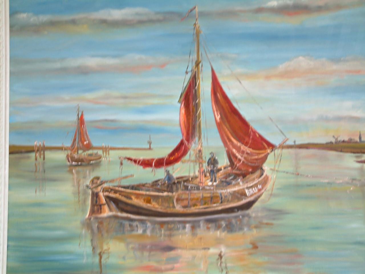 Ode aan  Tolerant  Frank Lok  Hengst Schilderijen Jac Caljouw Arnemuiden