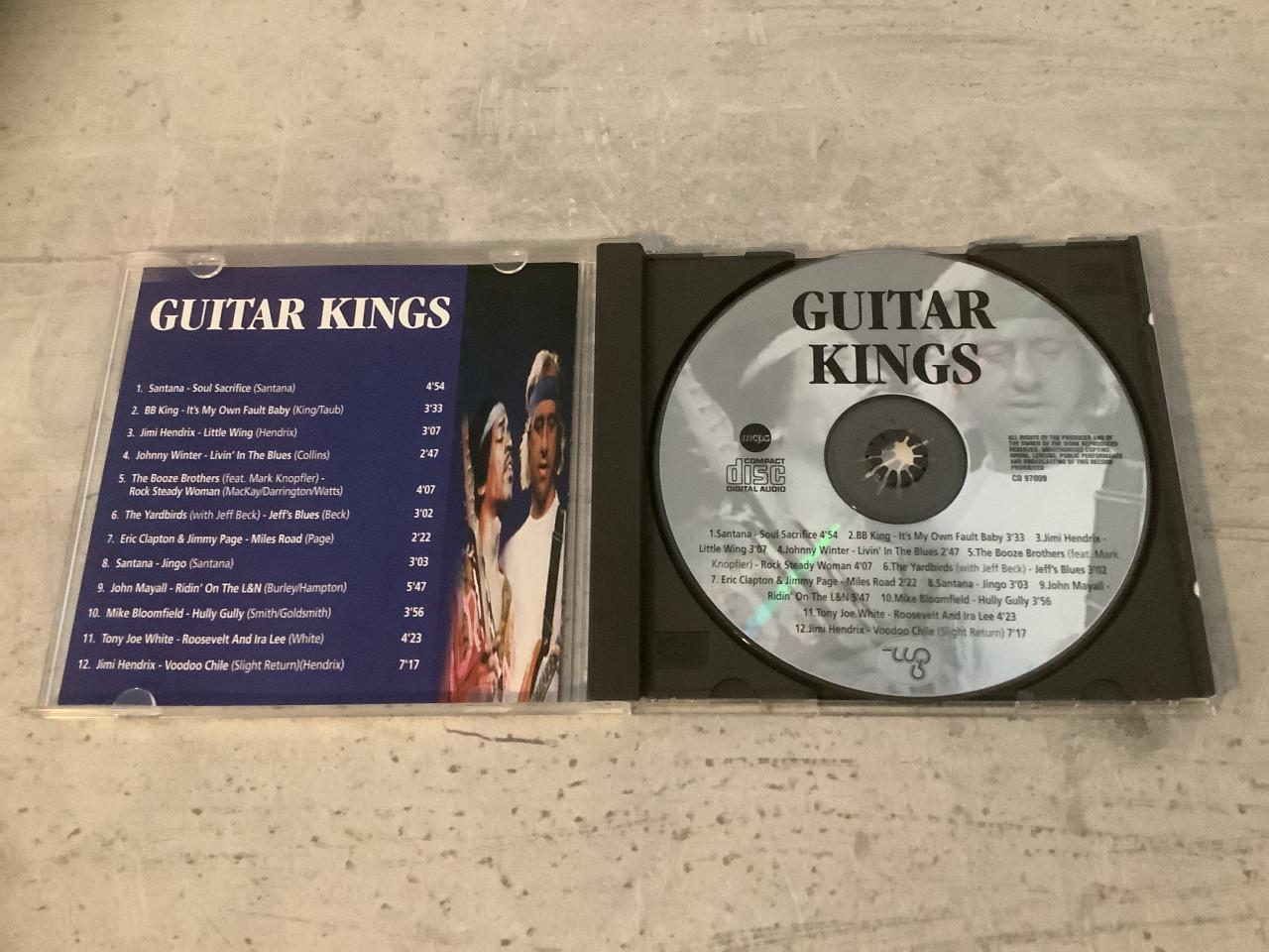 CD van Guitar Kings - Eric Clapton, Jimi Hendrix, Carlos Santana, BB King