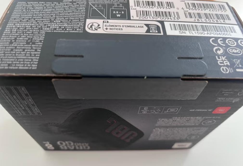 Nieuw in doos: JBL GO4 ultradraagbare bluetooth speaker