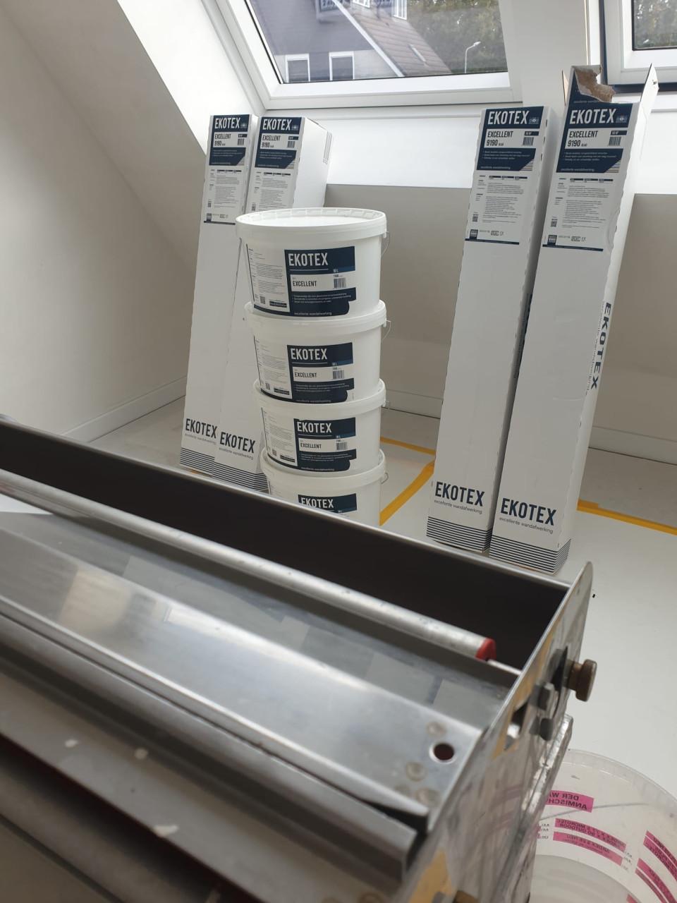 Renovliesbehang plakken nieuwbouw of renovatieprojecten