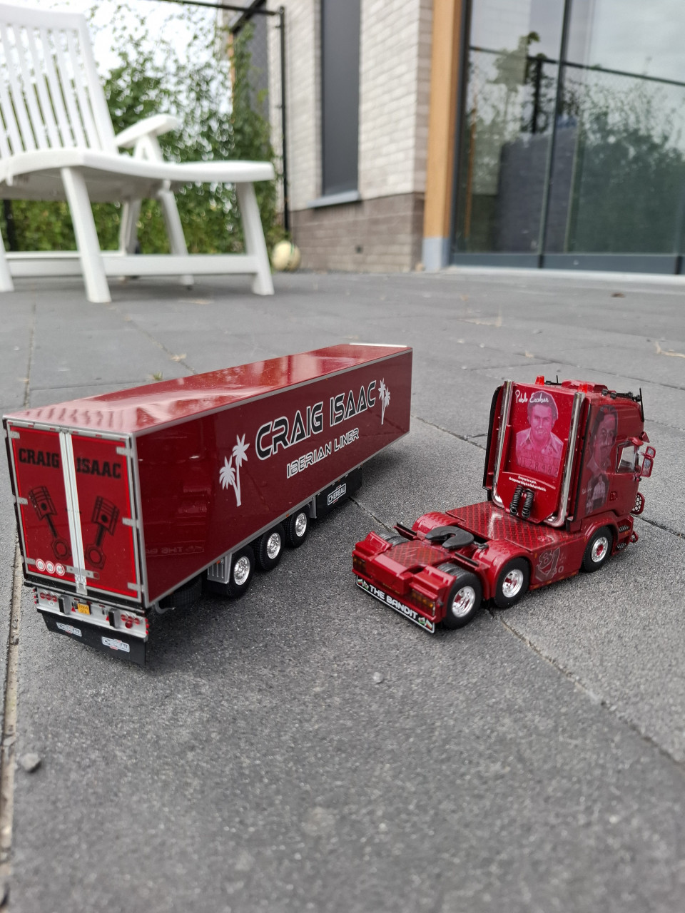 Schaalmodel vrachtwagen