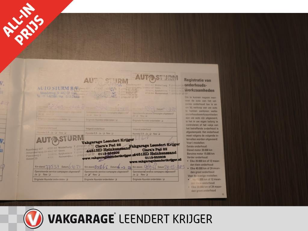 Hyundai I 10 1.1 dynamic automaat/1 jaar apk