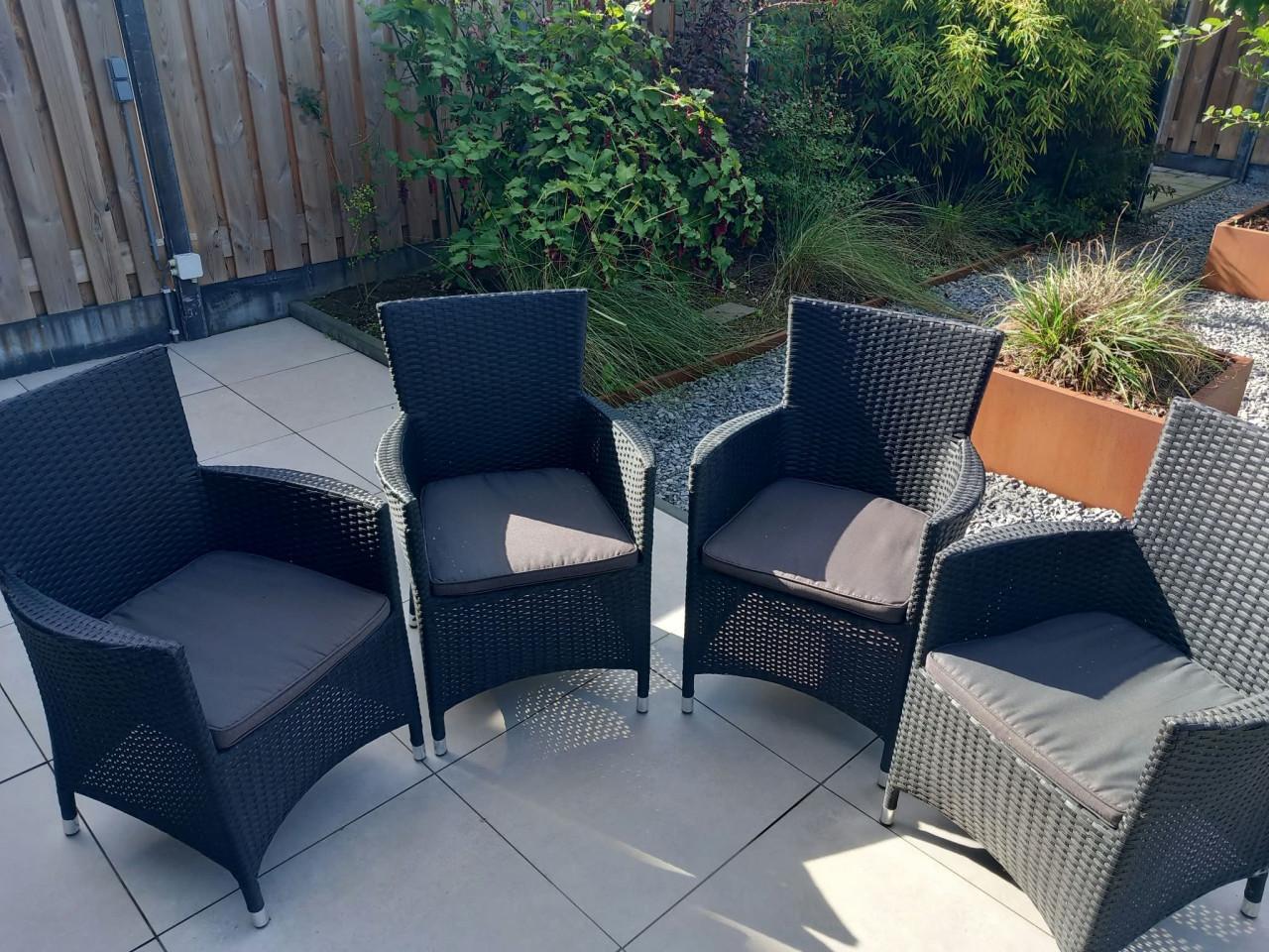 Tuinstoelen 4 stuks