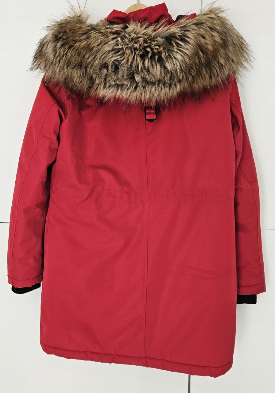 Mooie rode winterjas