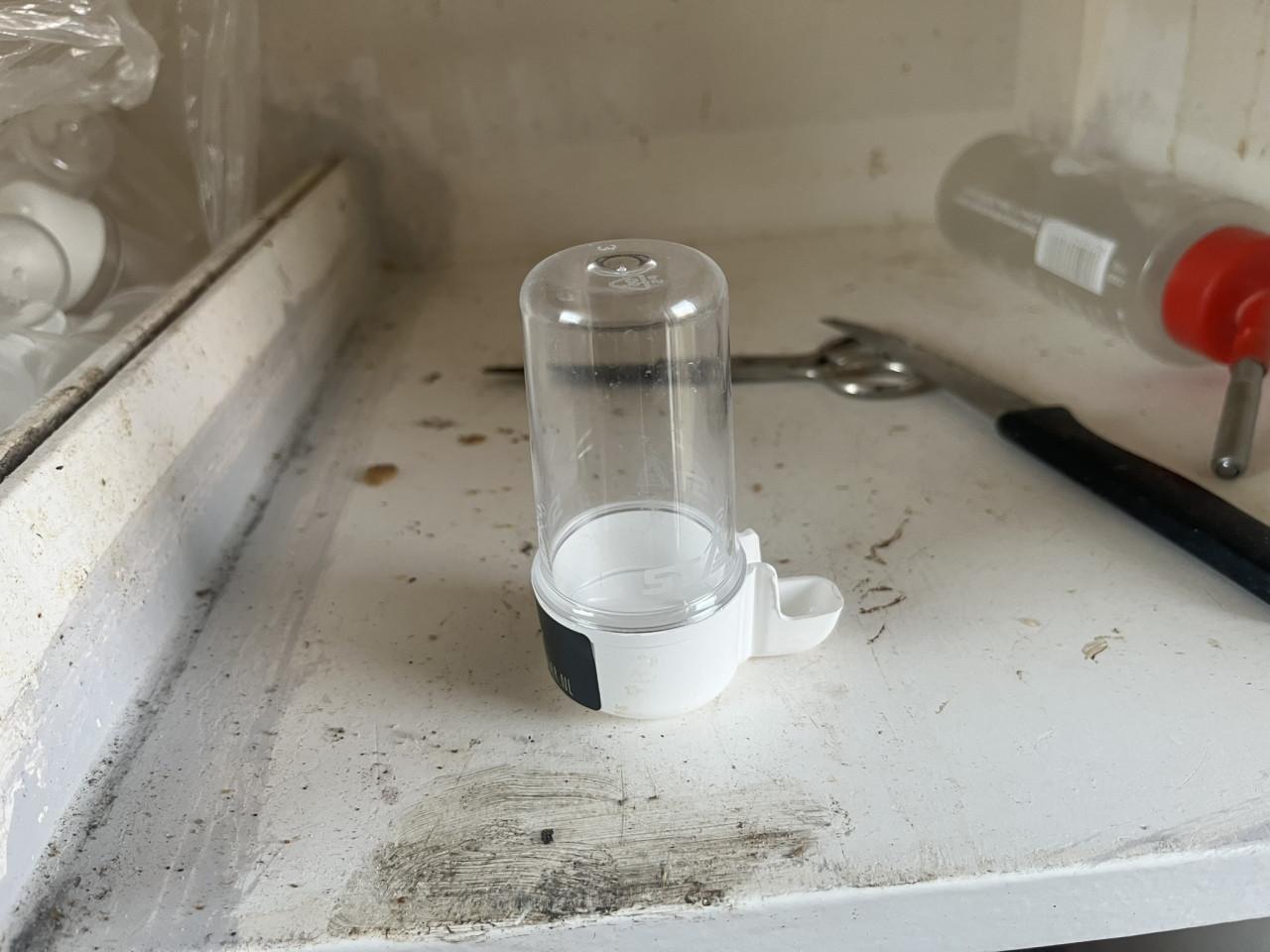 Drinkfotein lage voet 60ml transparant