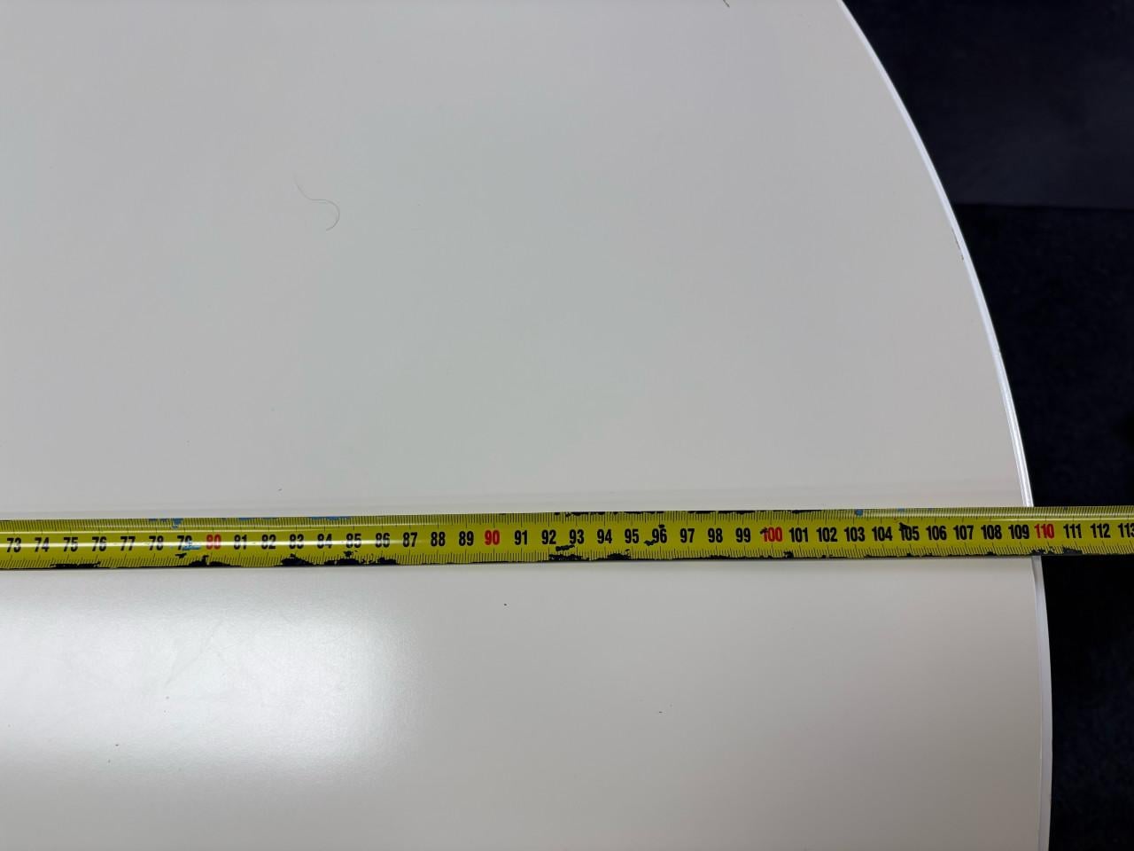 Uitschuifbare eettafel wit