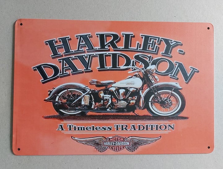 Harley Davidson Metalen Borden