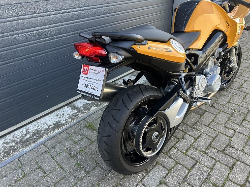 Nette BMW F800S uit 2008 met slechts 10dkm, 1e eigenaar, topper! €3750,-