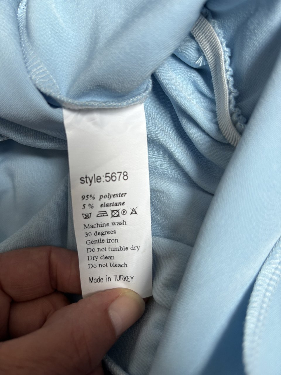 Jumpsuit lichtblauw Jantje Korten M 36/38
