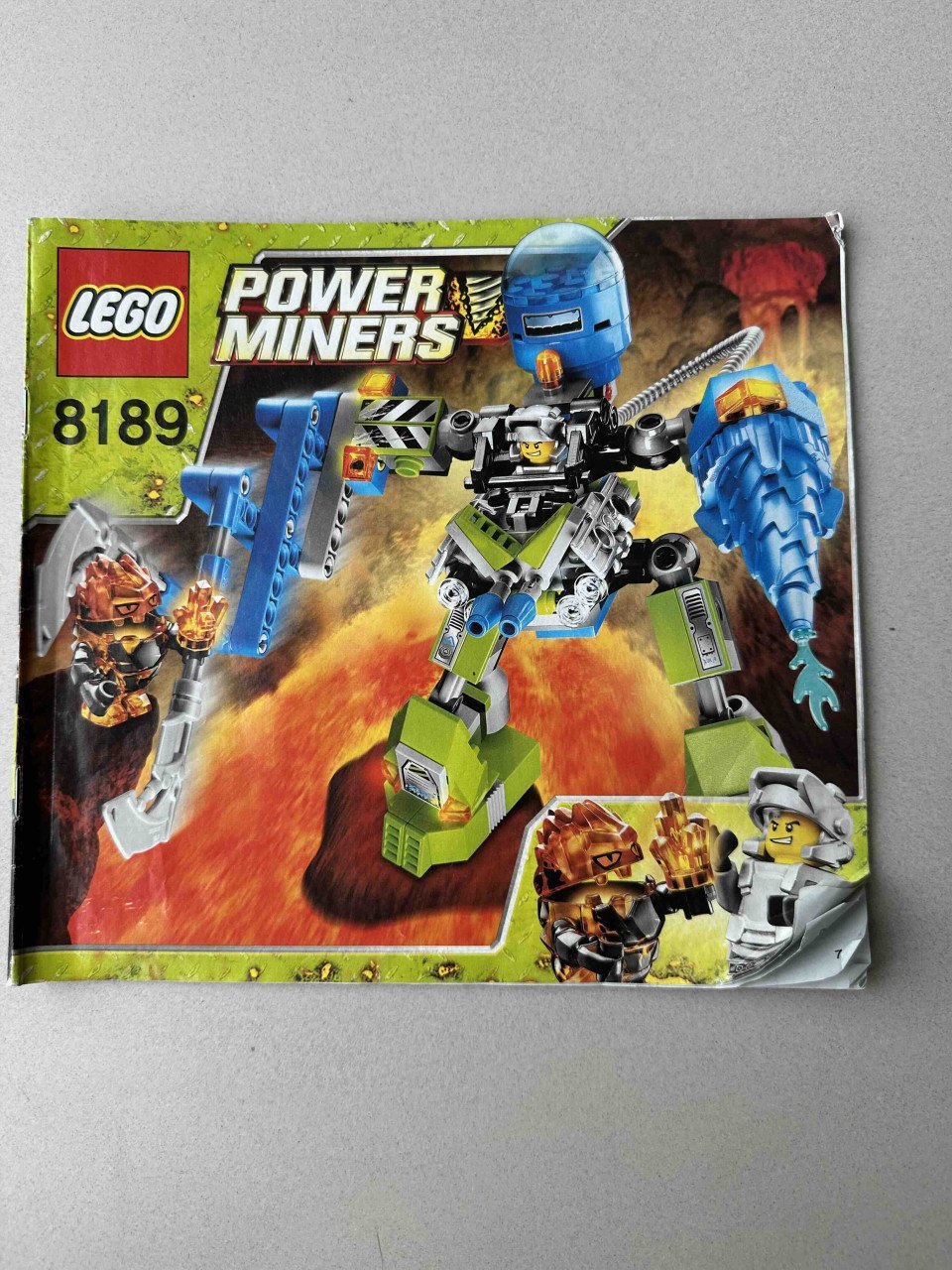 Lego Power Miners Magma Mech 8189