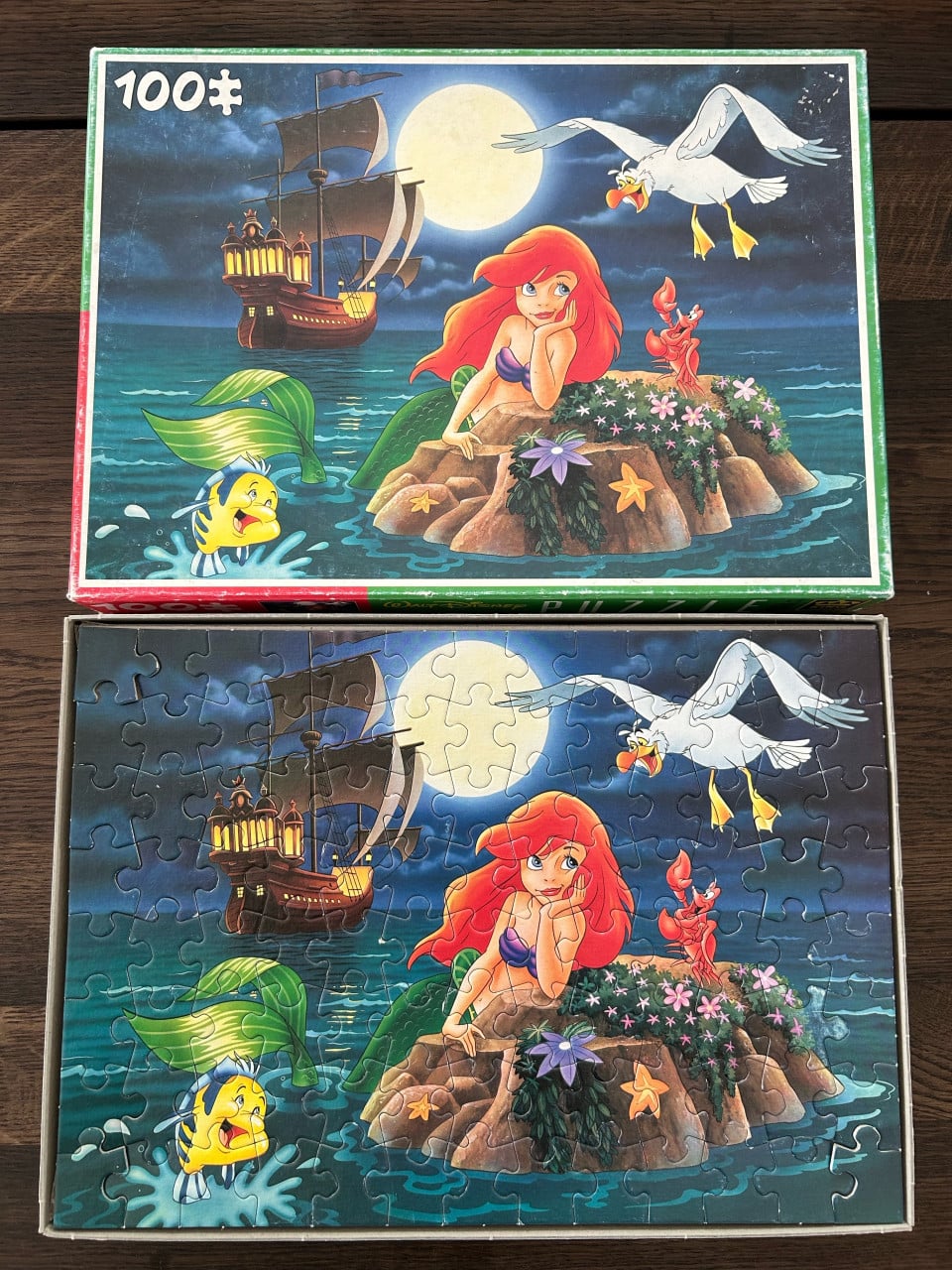 Puzzel de kleine zeemeermin (100 stukjes)