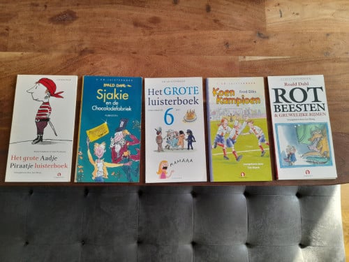 Kinderboek 5 stuks Luisterboek met cd