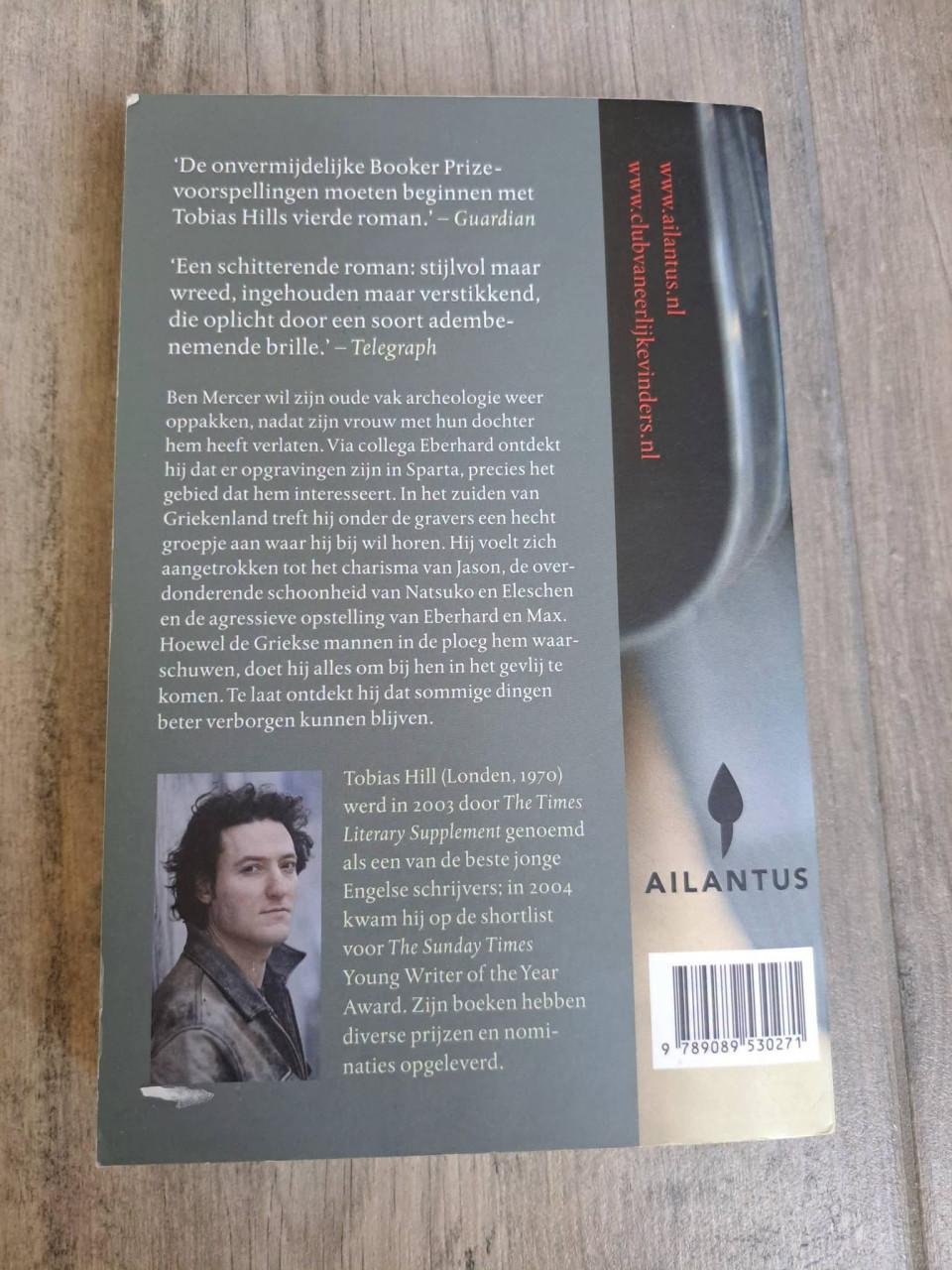 Roman Het verborgene van Tobias Hill
