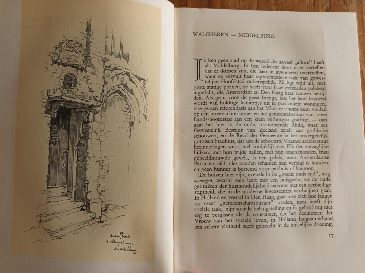 Sentimentele Aardrijkskunde 1951 uitgave, Zeeuwse mijmeringen