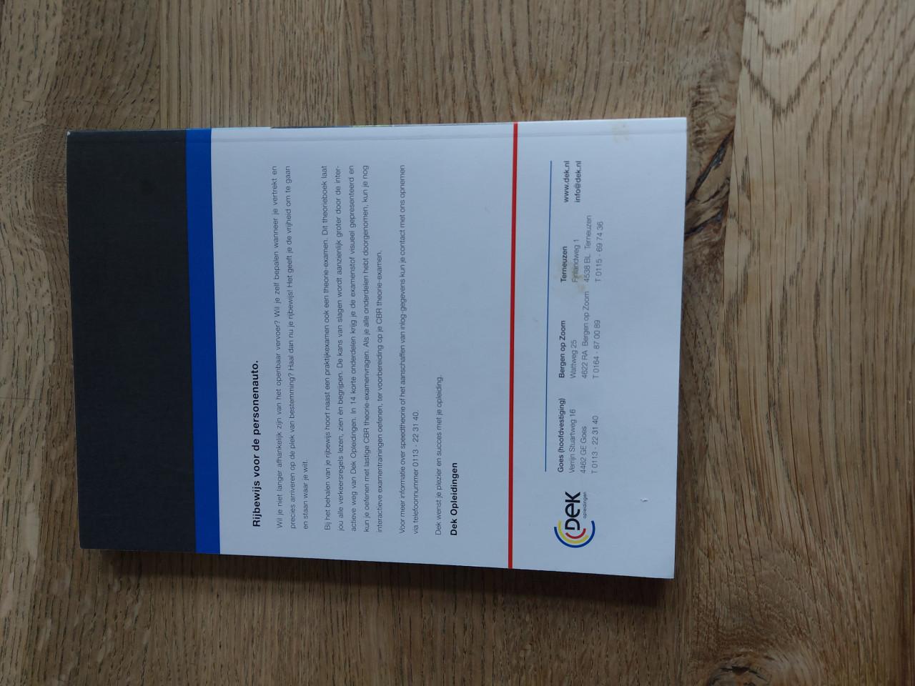 Autotheorieboek autorijbewijs B