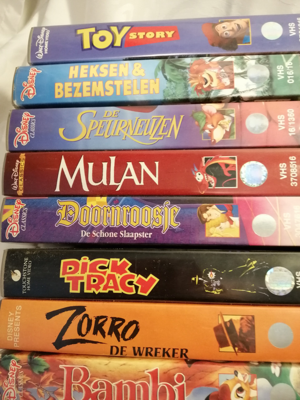VHS (disney) films 110 stuks voor 25 euro!