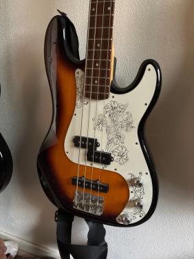 Beginners basgitaar met PJ-pickup