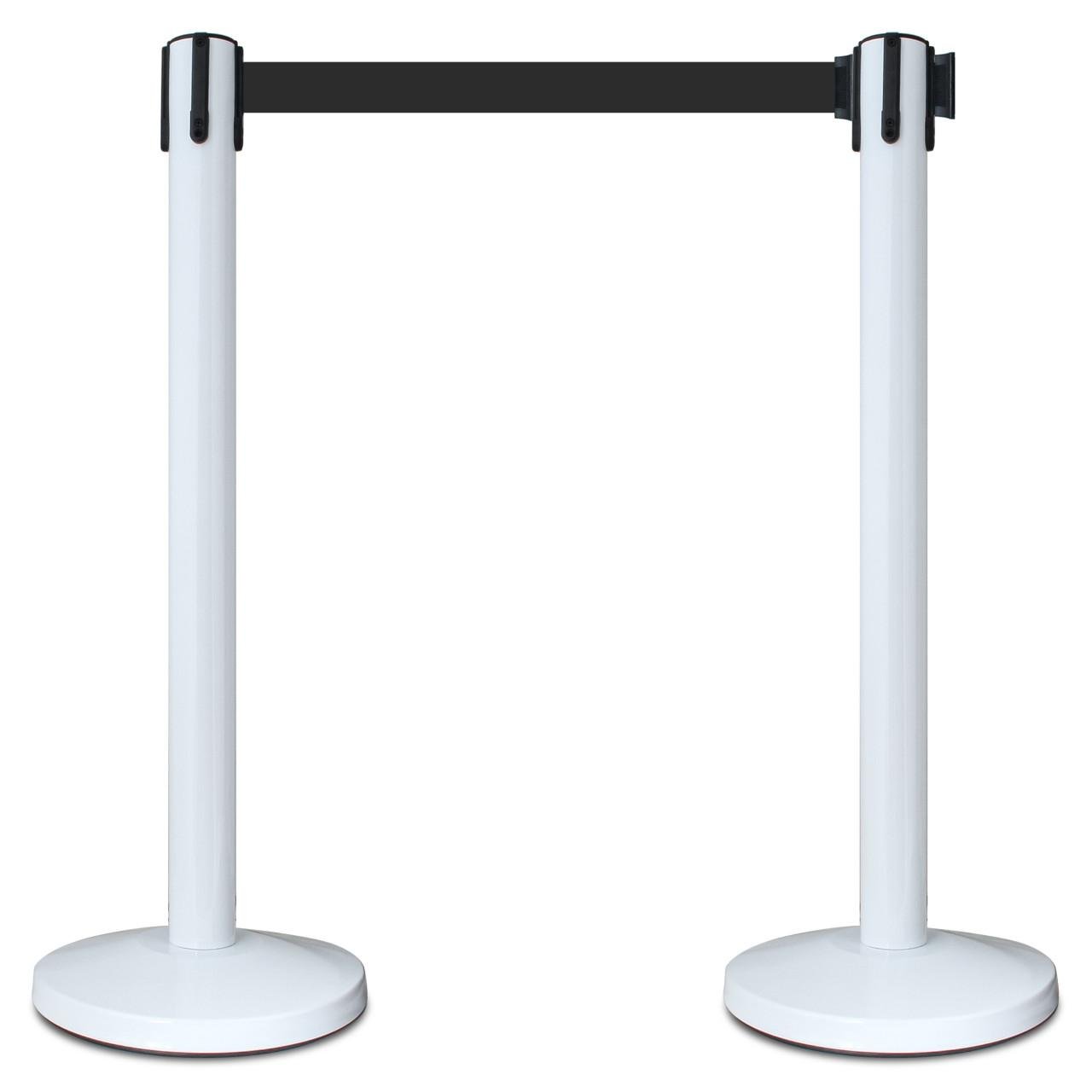 Afzetpalen met koord of trekband