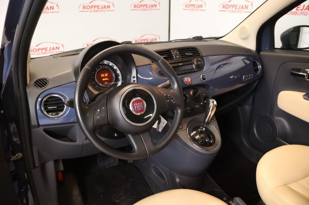 Fiat 500 0.9 twinair lounge nl auto, panorama, leder, lm wielen, all season