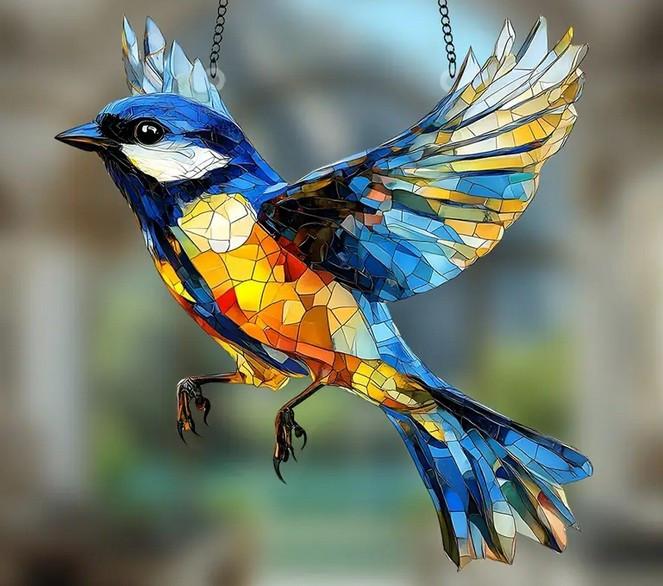 Raamhanger pimpelmees - koolmees