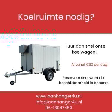Koelwagen te huur!