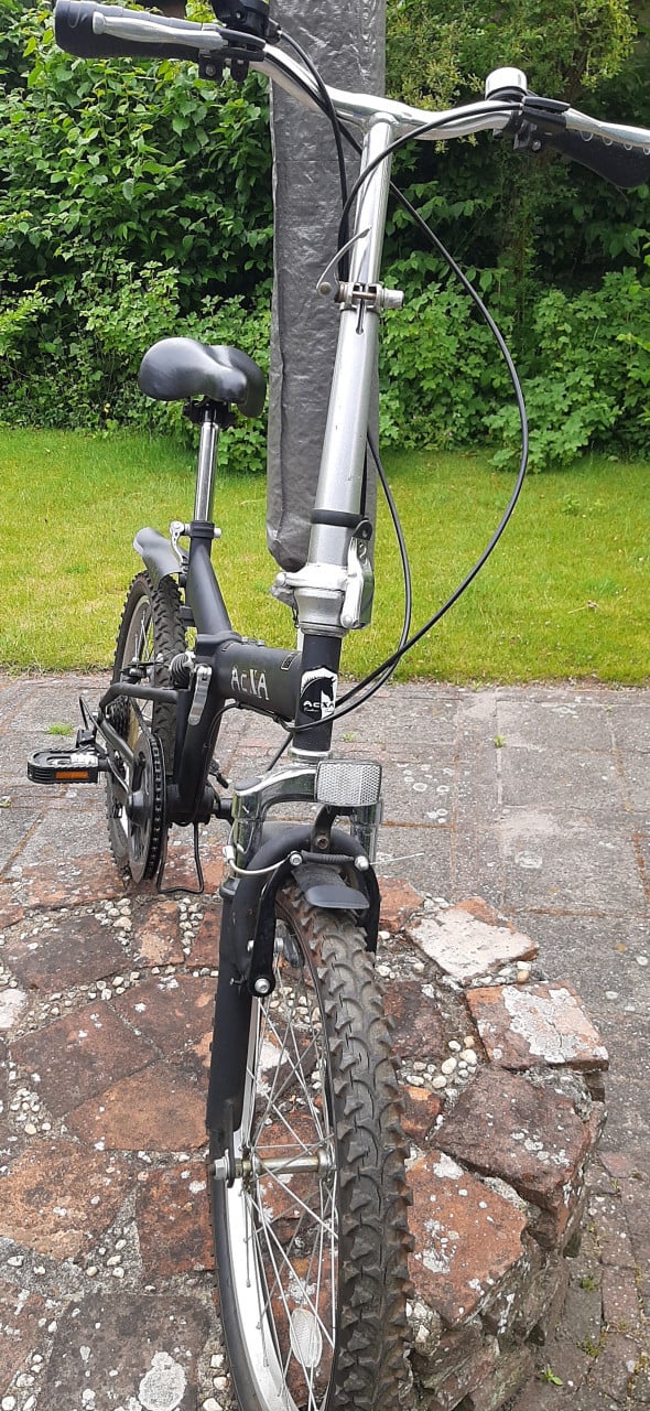 Vouwfiets 16inch, 6 versnelling Shimano, Merk ACXA zwart