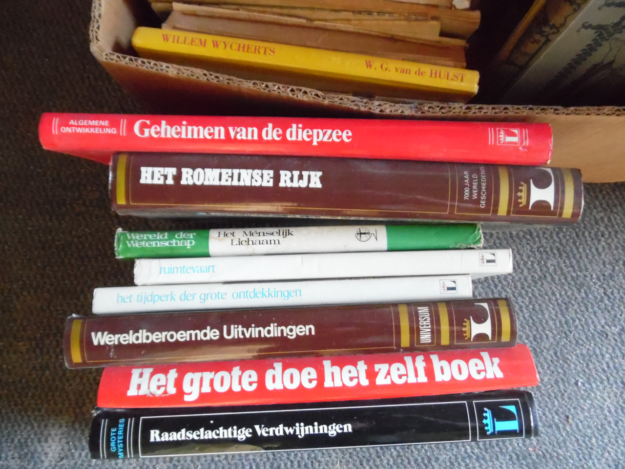 Boeken romans, geschiedenis, antiek enz.