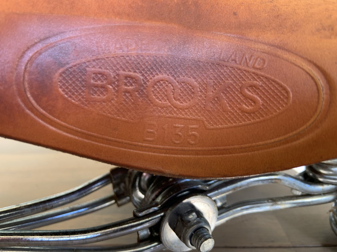 Brooks Zadel z.g.a.n. B135. Een beter zadel bestaat niet!