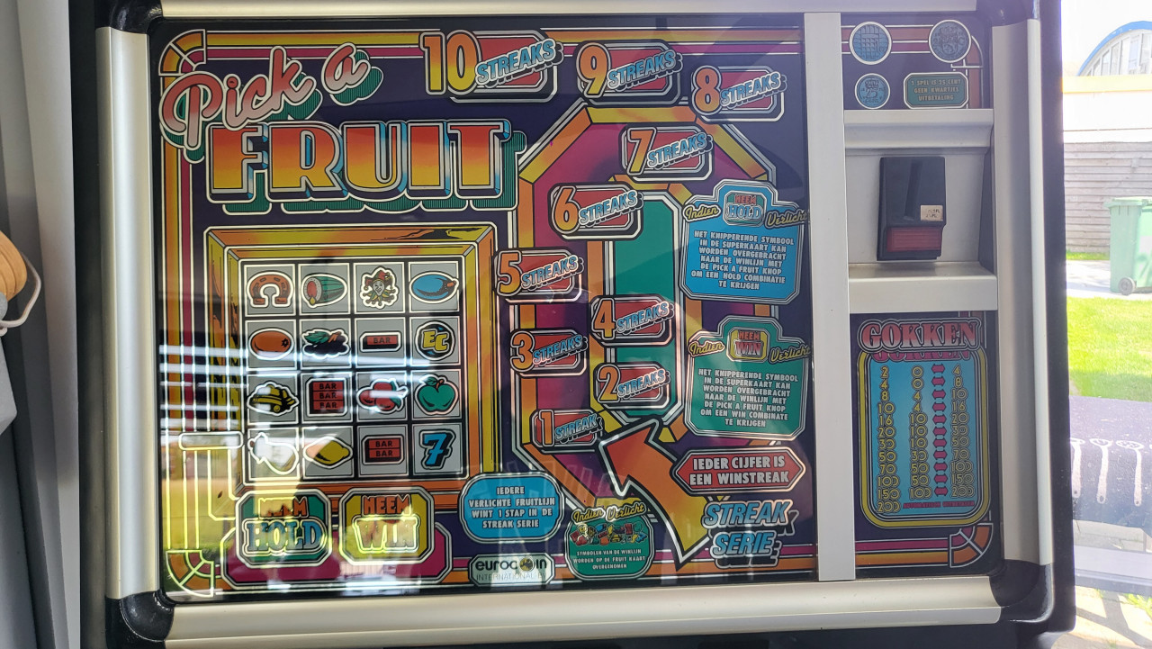 Pick a fruit gokkast zeldzaam collectors item