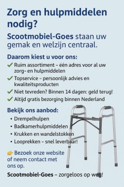 Zorg en hulpmiddelen nodig
