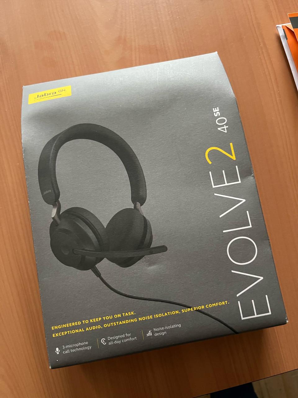 Jabra Evolve 2 40 headset nieuw in verpakking